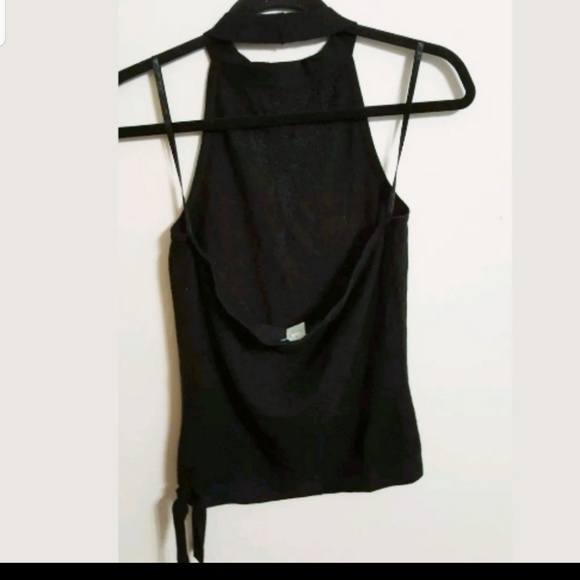 Urchin Embellished Black Knit Halter...M - Picture 4 of 4